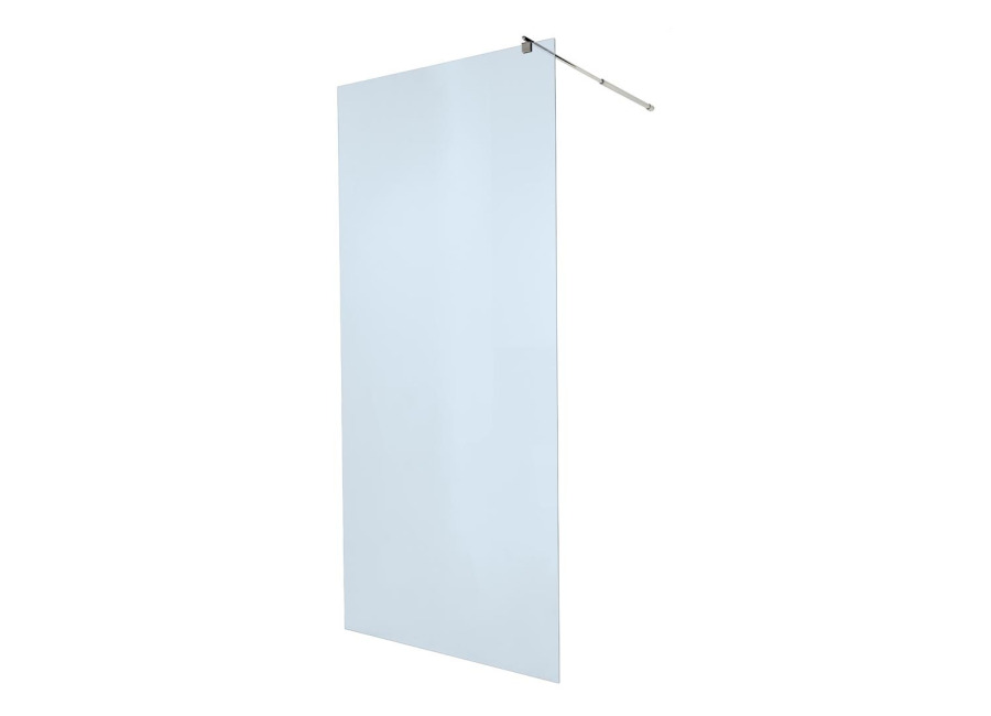 cooke_lewis Mampara de ducha fija transparente 195x90cm onega