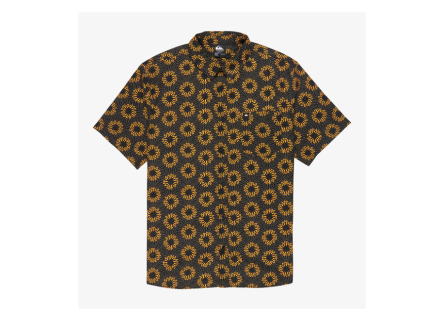 Quiksilver – Apero Classic – Camisa de Manga Corta Marrón Hombre