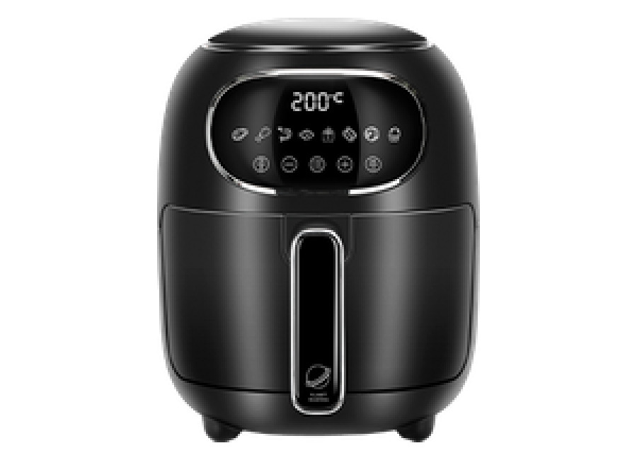 Taylor Swoden Joke – Freidora de aire sin aceite de 3 L. 1300W. Pantalla LED táctil, 8 menús preprogramados, tiempo y temperatura ajustables manualmente. Libre de BPA. Diseño exclusivo, color negro