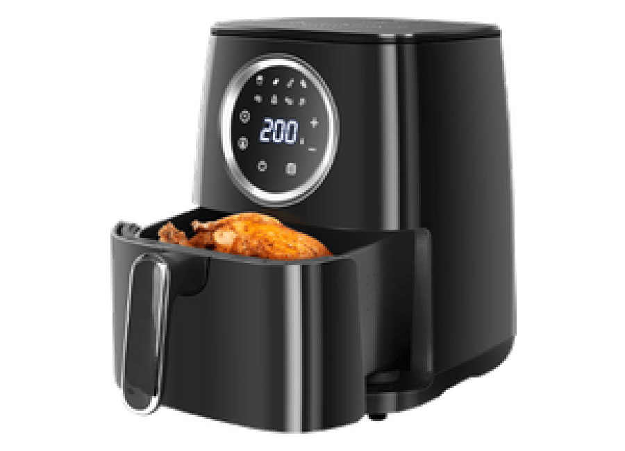 Aigostar Odin – Freidora sin aceite, 4,2L de capacidad, 1400W y pantalla digital LED táctil. Freidora de aire con 8 menús programados y modo manual. Totalmente libre de BPA. Diseño exclusivo.