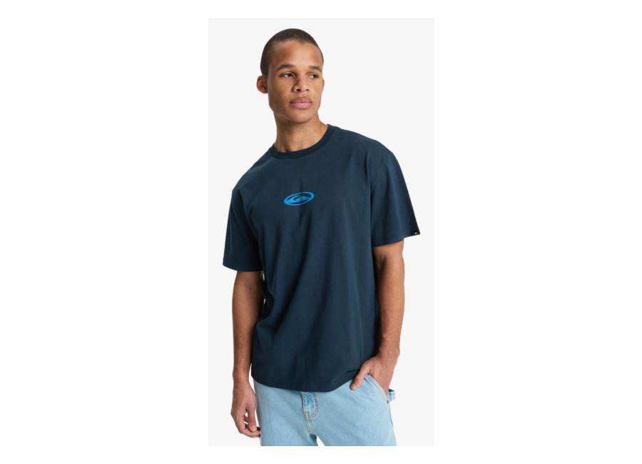 Quiksilver – Flowers Surfing – Camiseta de manga corta Azul Hombre