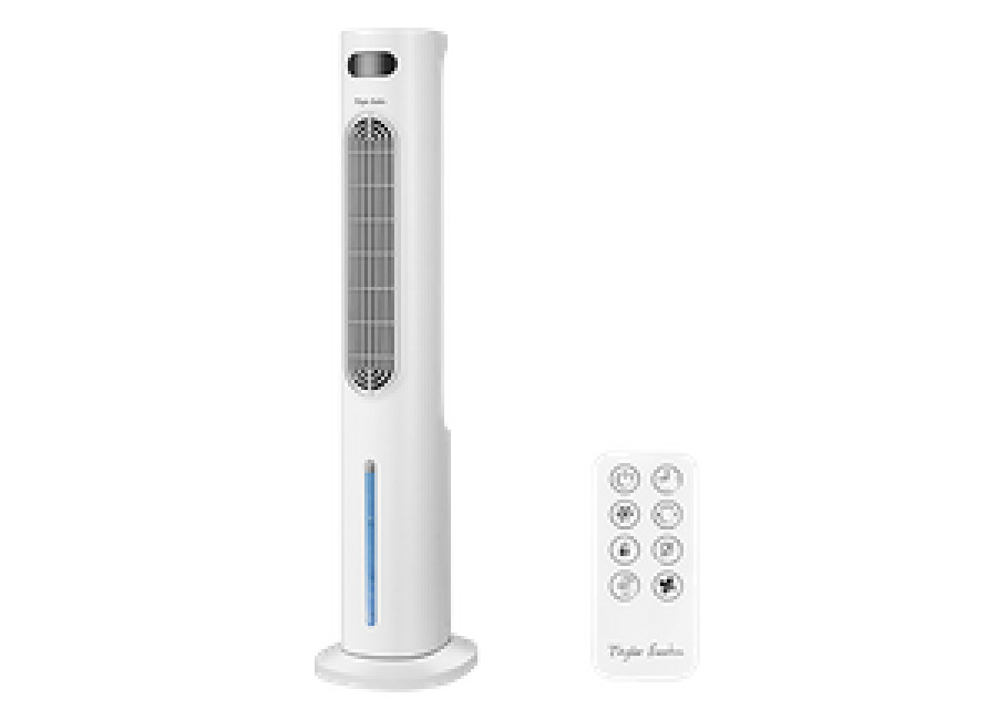 Taylor Swoden Chilly – Climatizador evaporativo 3 en 1 depósito de agua 6L y mando a distancia. Ventilador de torre, climatizador evaporativo y humidificador en uno. Oscilante, temporizador. 3 modos