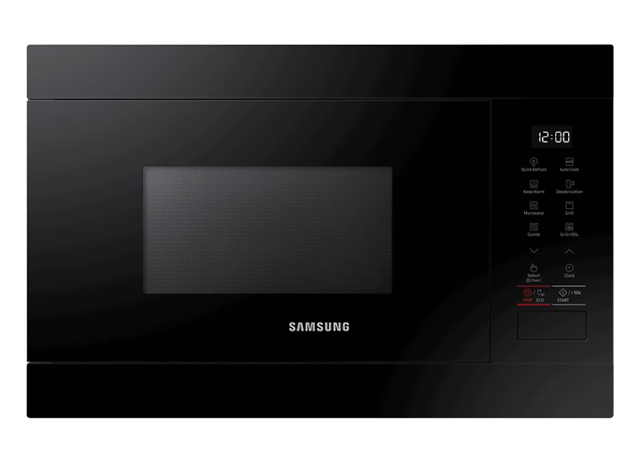 Samsung Microondas integrable – Samsung MG22M8254AK/E1, 850W, 6 niveles, Grill, 22l, Negro