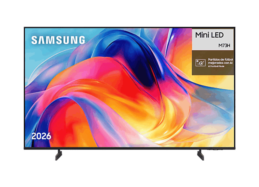 Samsung TV Mini LED 75″ – Samsung TU75M73HAUXXC, UHD 4K, Processor Smart TV, Full AI, Negro