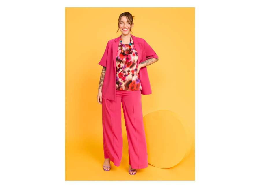 Fiorella Rubino Pantalones Wide Leg en tejido fluido
