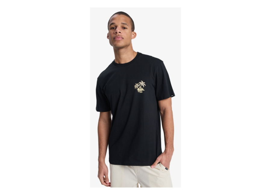 Quiksilver – Evo Learning From Nature – Camiseta de manga corta Negro Hombre