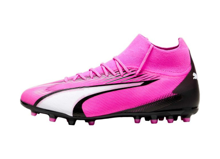 Puma Botas de fútbol Puma Ultra Pro MG Rosa Blanco