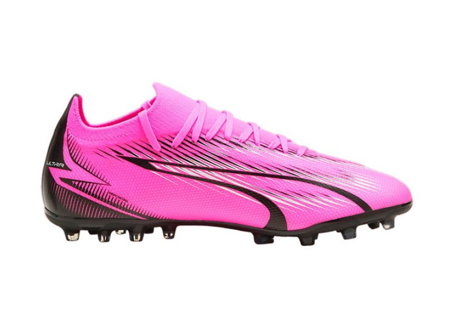 Puma Botas de fútbol Puma Ultra Match MG Rosa Blanco