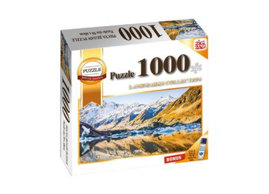 Juego ZIG ZAG Puzzle 1000 pz Aoraki con pegamento