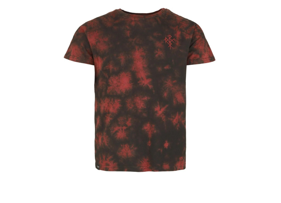Black Premium by EMP Camiseta de Black Premium by EMP – Pagan Roots Camiseta bordada con acabado lavado – S XXL – para Hombre – negro/rojo