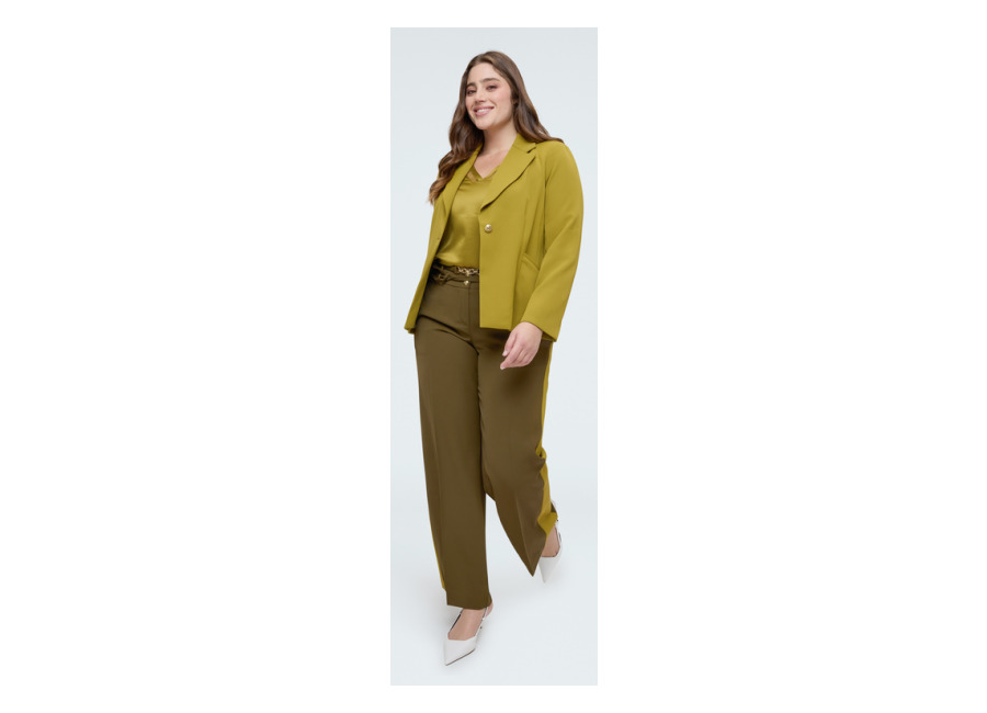 Fiorella Rubino Pantalones Wide Leg bicolor