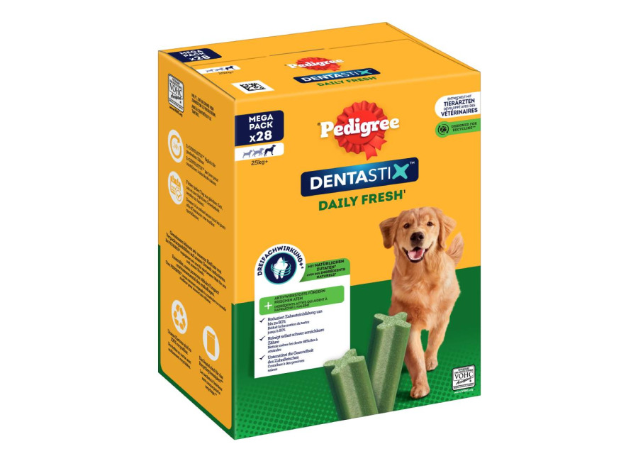 Pedigree Dentastix / Dentastix Fresh 168 uds. – Pack Ahorro – Dentastix Fresh para perros grande