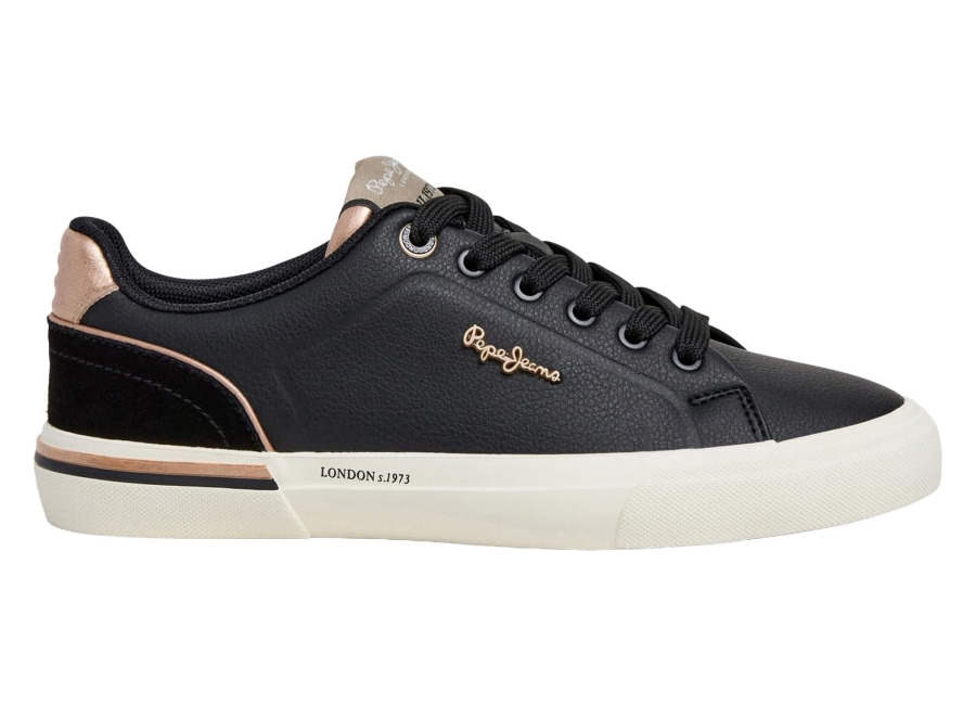 Pepe Jeans Kenton Campus W – Tenis para Mujer, Color Negro (Negro), Talla 6 : Amazon.es: Moda