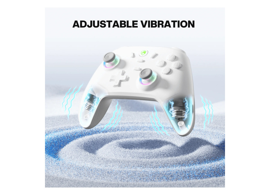 Controlador de Juegos Inalámbrico para PC NYXI con Vibración Turbo Ajustable – Para PC/Switch/iOS/Android