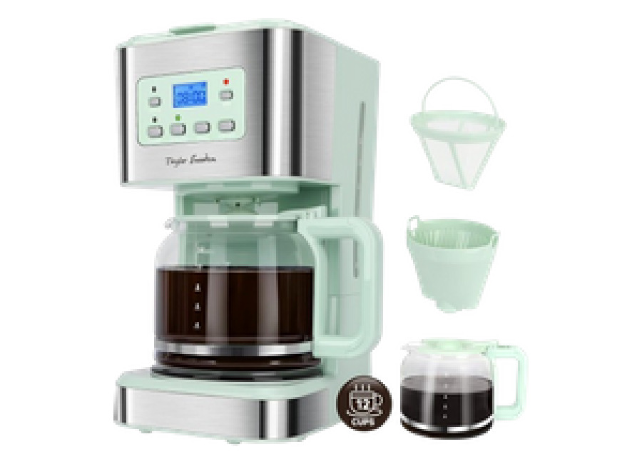 ☕ Taylor Swoden: Cafetera de goteo programable y sostenible