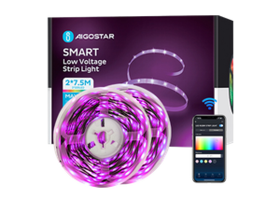 💡 Aigostar Tira LED Alexa 15 m: iluminación inteligente para tu hogar
