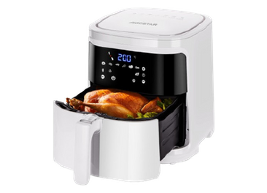 Aigostar Cube – Freidora de aire 7L 1900W, freidora sin aceite 5 en 1, 7 funciones preestablecidas con pa