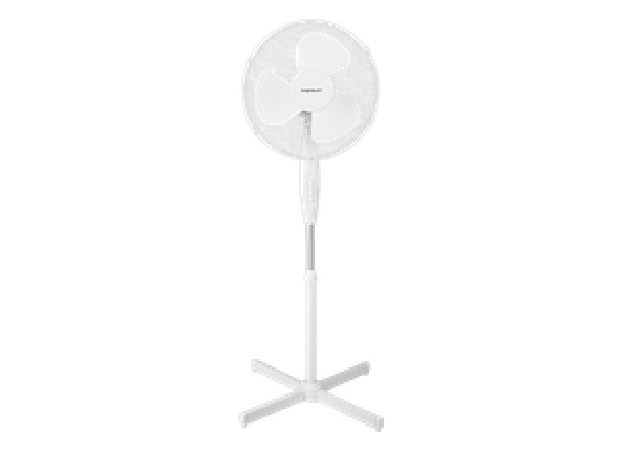 Aigostar Daisy – Ventilador de pie silencioso, 3 velocidades, diámetro 45 cm, 40W. oscilación de 80 grado