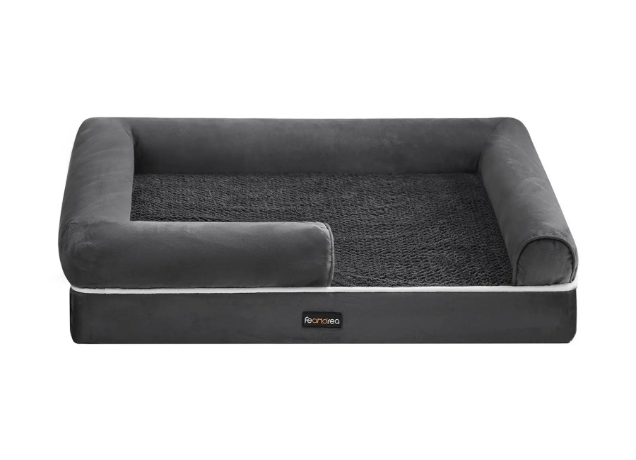 Feandrea Cama Ortopédica para Perros, Sofá, Cama para Mascotas, Acolchado Suave, Bordes Elevados, Funda Extraíble y…