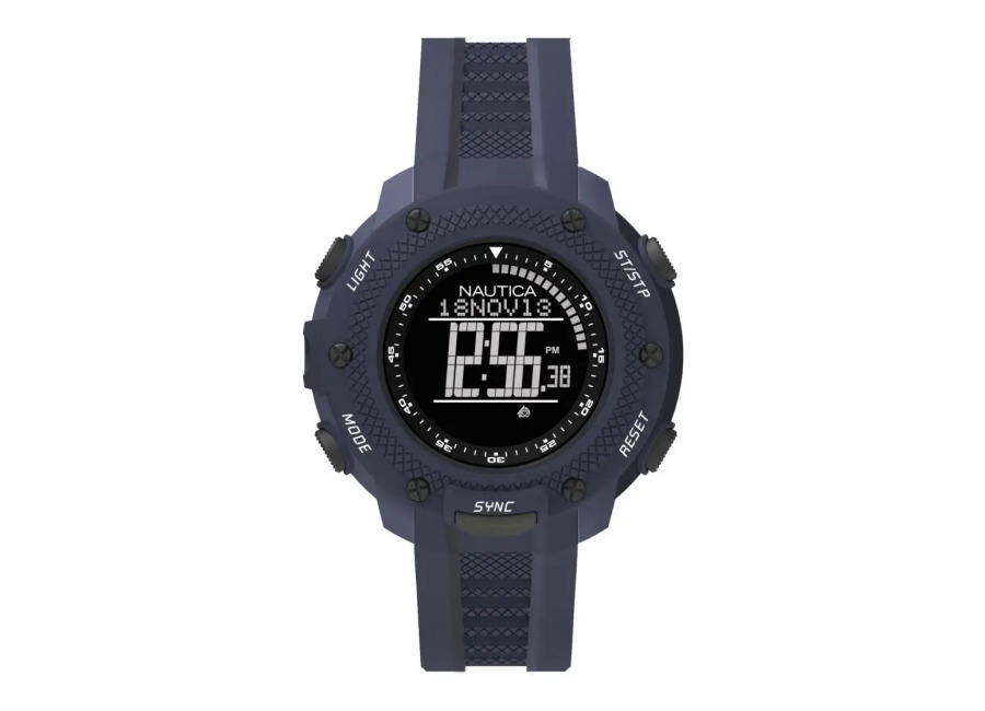Nautica Reloj Hombre Digital Cuarzo con Correa de Silicona NAI19524G