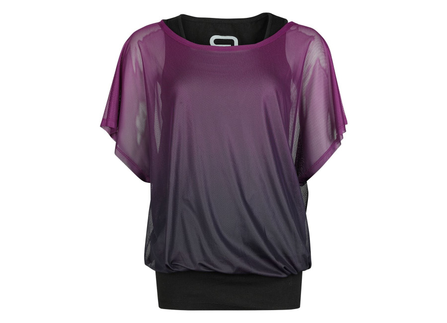 Red by EMP Camiseta de RED by EMP – Doble-Pack Camiseta y Chaleco – S XXL – para Mujer – negro/lila