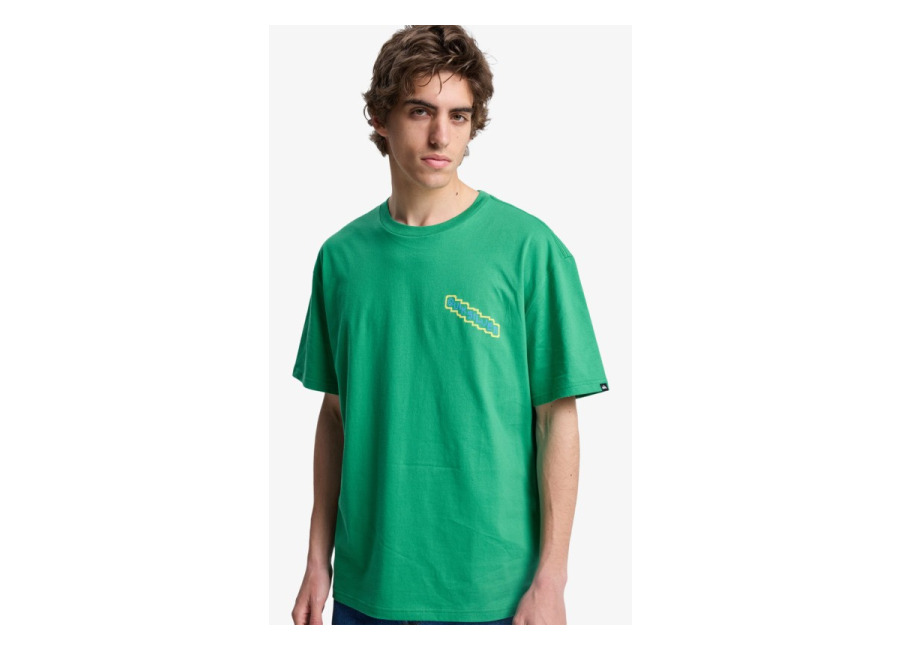 Quiksilver – EV Glass Of – Camiseta de manga corta Verde Hombre