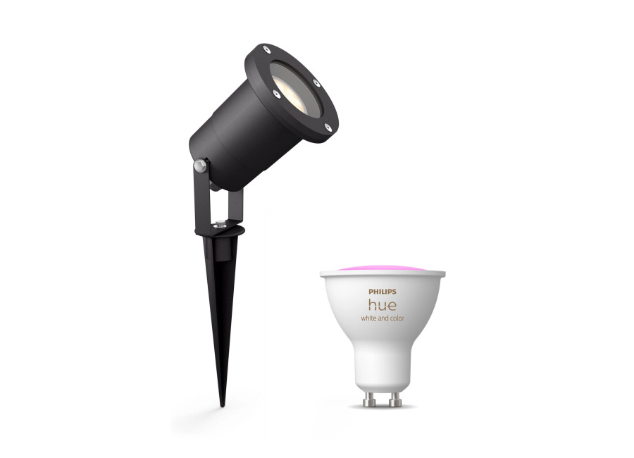 Philips Hue Philips Pack: Foco Philips Puled (negro) + Bombilla Hue Gu10 Rgb