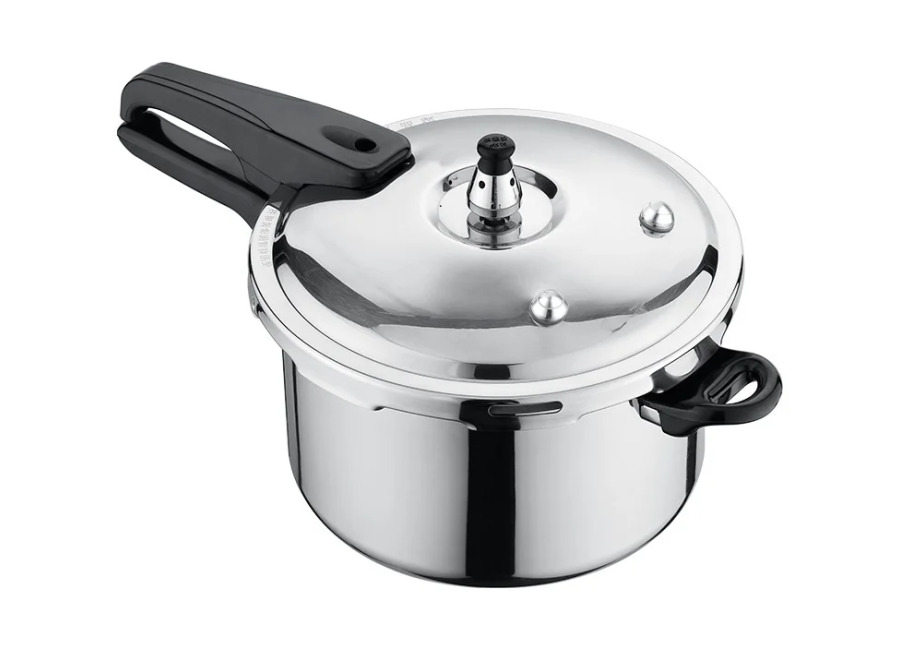 Olla a presión de acero, tapa exterior, 5 litros, cocina base de inducción, olla a presión…