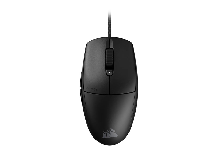 Corsair Raton Corsair M55 Ligero, con Cable, Negro Ch-930F