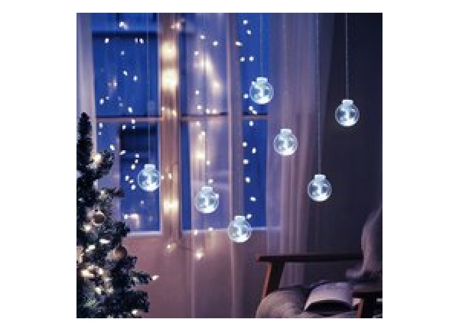 ✨ Luz mágica con efecto onda y carámbanos para interior y exterior