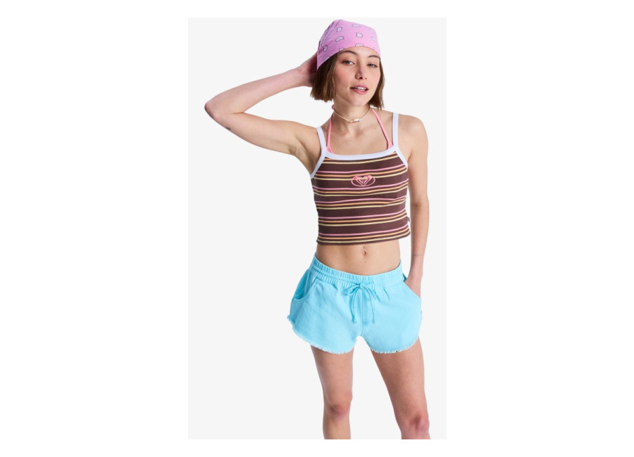 Roxy Scenic Route – Short con cintura elástica Azul Mujer