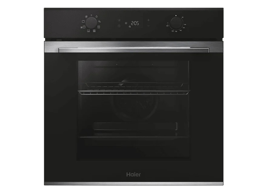 Haier Horno – Haier ID Series 2 H6 ID2P3T1HTX, Multifunción, Limpieza por agua, 78 l, Cavidad XXL, 9 funciones, 60 cm, Negro