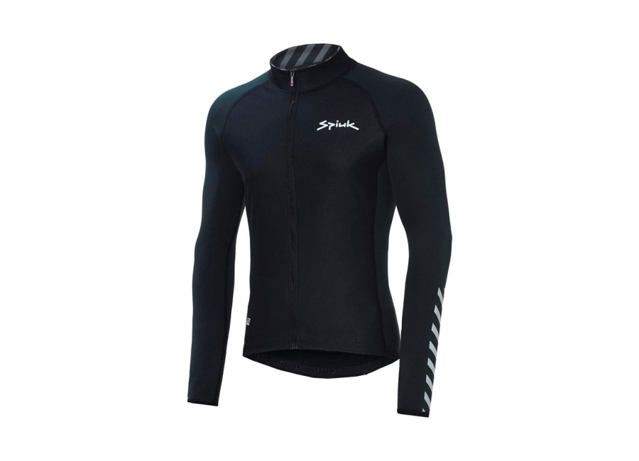 Spiuk Maillot de Ciclismo Spiuk M/L Top Ten Hombre Negro