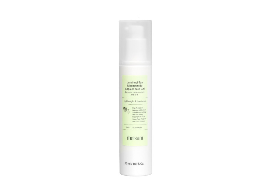 Meisani Luminosi-Tea Niacinamide Capsule Sun Gel SPF50