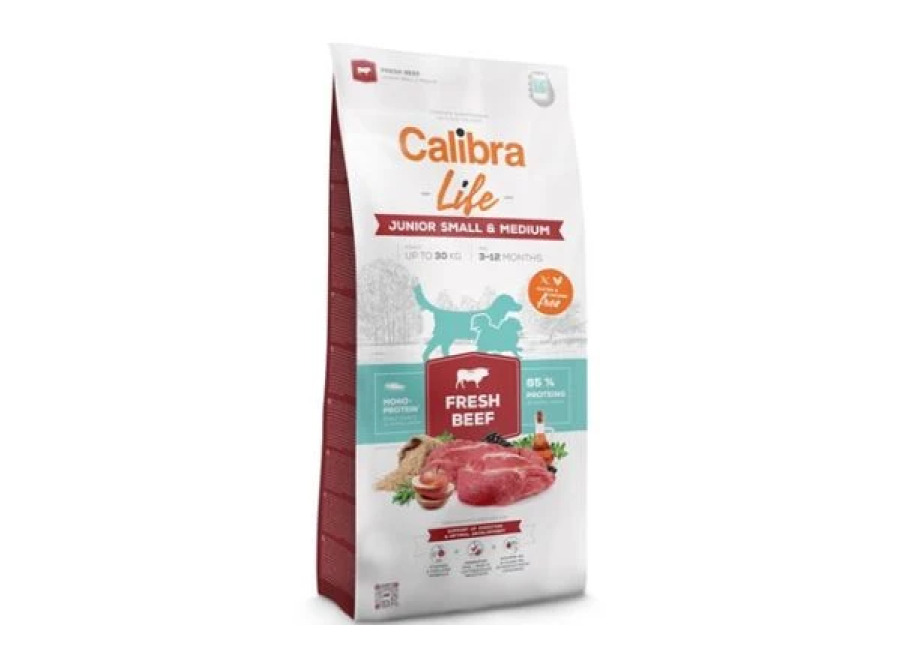 Calibra Dog Life Junior Res Croquetas Secas 12kg