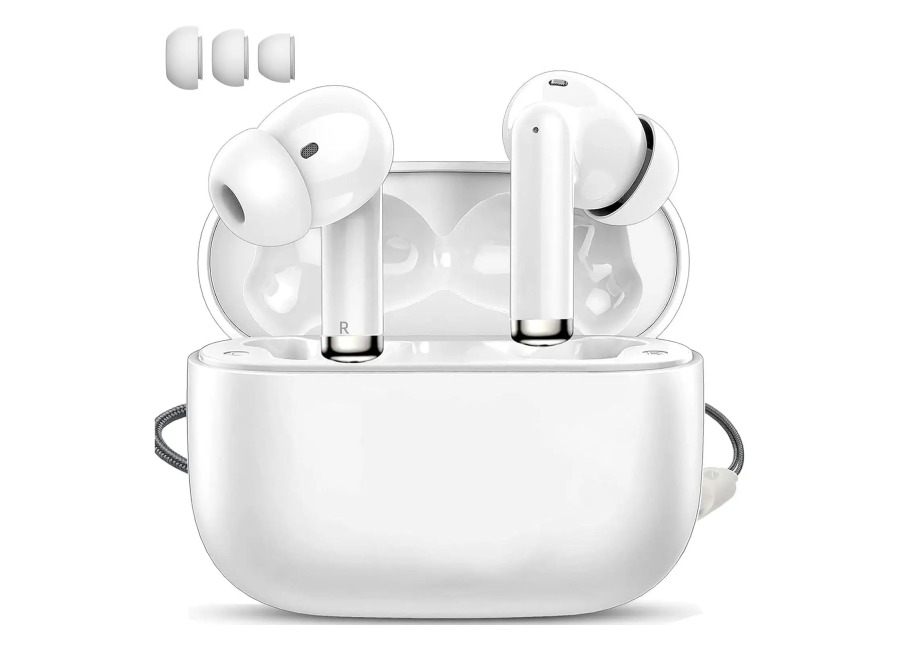 Auriculares Inalambricos Bluetooth USB C, Auriculares -Bluetooth 5.3 con estéreo de micrófono,IP7 Impermeable Earphones Bluetooth,Airbuds Bluetooth…