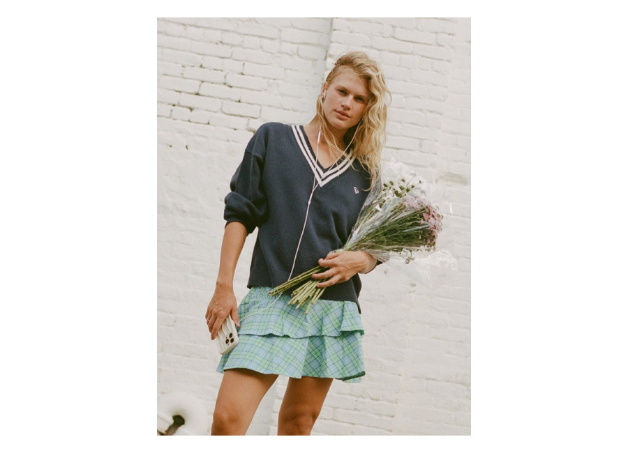 Roxy Tuesdays Mini – Falda con volantes Azul Mujer