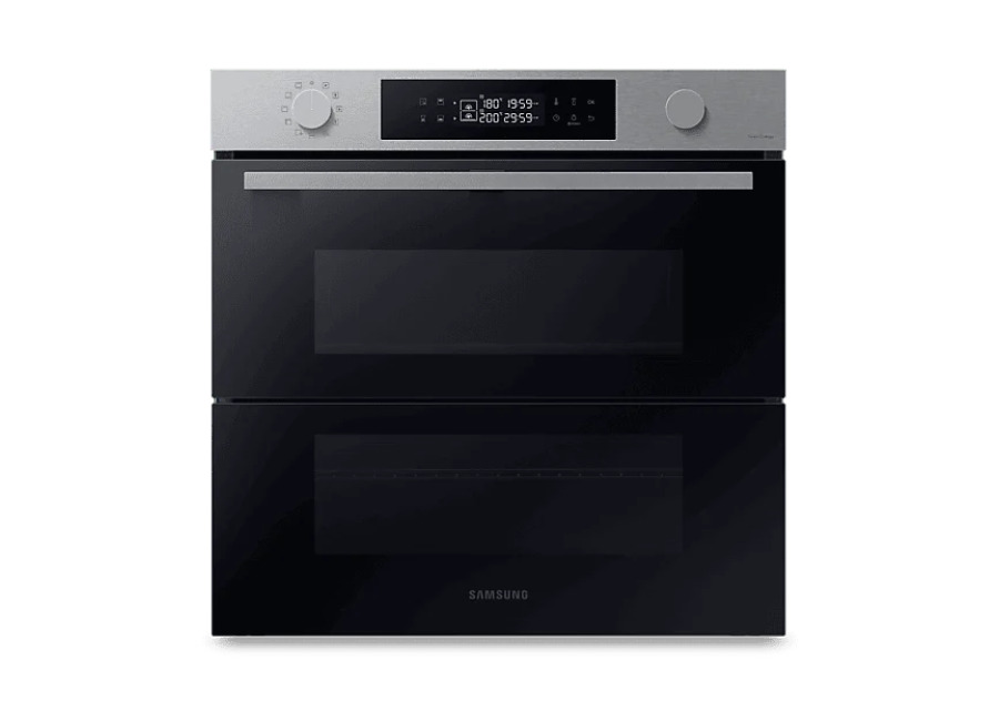 Samsung Horno – Samsung NV7B4530ZAS/U1 Dual Cook Flex, Multifunción, Pirolítico, 76l, 59.5 cm, WiFi, Puerta Flexible, Inox