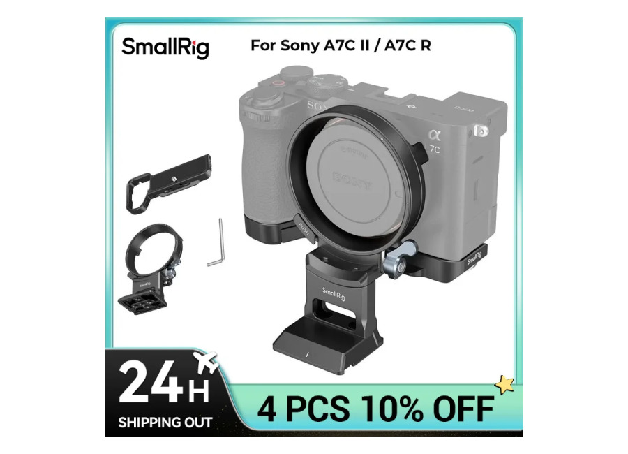Placa de montaje giratoria SmallRig A7C II A7CR, kit de placa de liberación rápida de montaje…