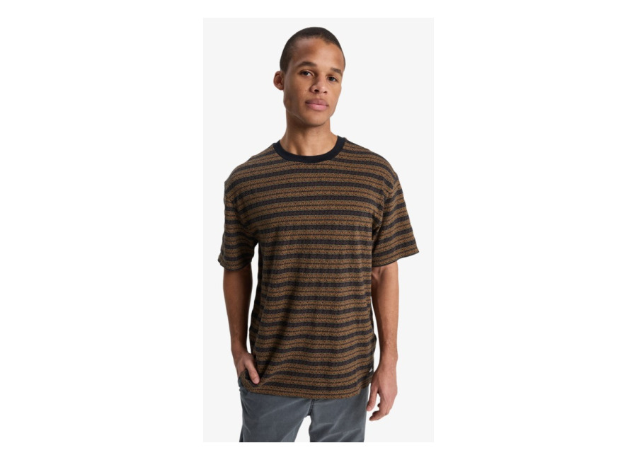 Quiksilver – Okano Jacquard – Camiseta de manga corta Negro Hombre