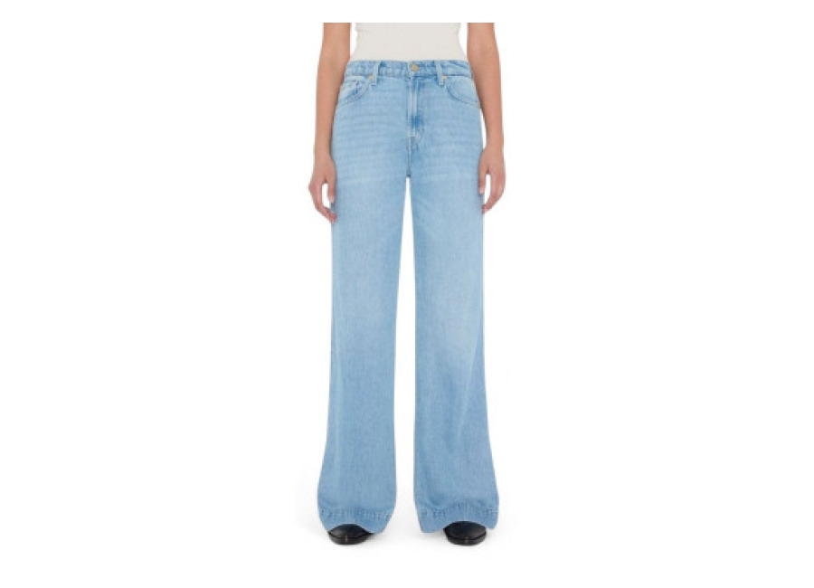 7 For All Mankind para mujer. 7U638C86TDS Jeans Modern Dojo azul (30), Casual, Lyocel