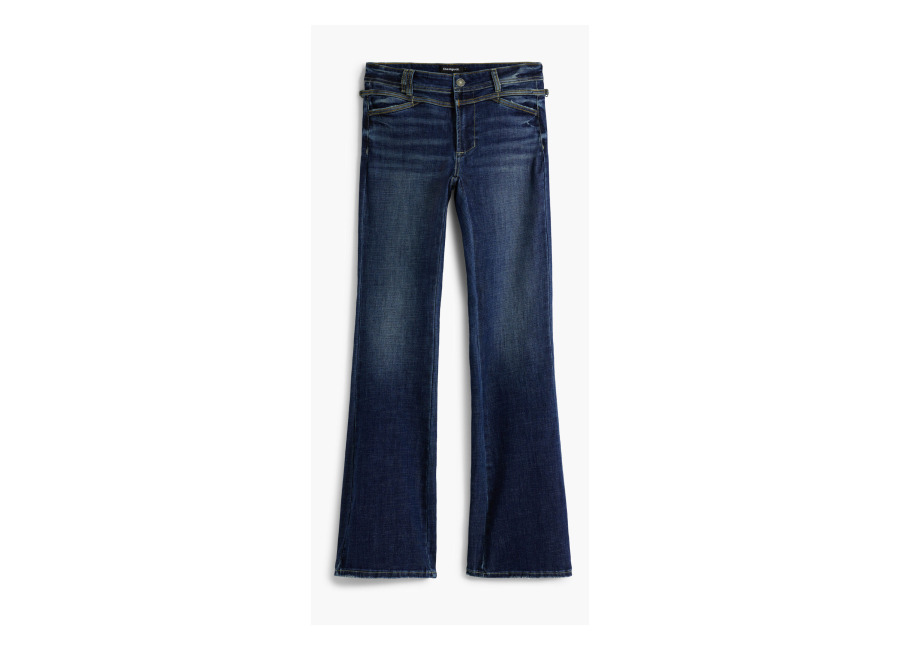 Desigual Vaquero acampadado lavado, Mujer, Azul, 42