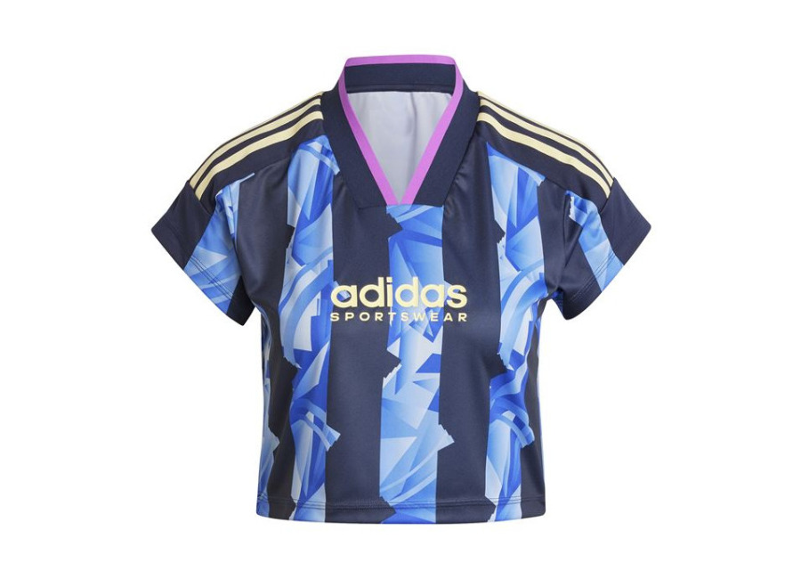 Adidas Camiseta adidas Tiro Cut 3 Bandas Print Baby Mujer Azu