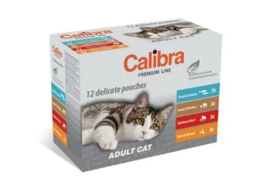 Calibra Cat Adult Pouch Multipak 12x100g