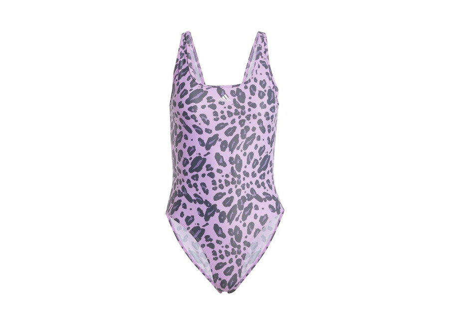 Adidas Bañador de Natación adidas Essentials Animal Print U-Back Swimsuit Mujer Morado