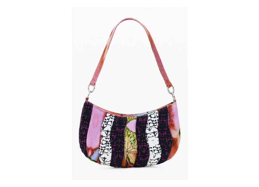 Desigual Bolso mediano diseñado por M. C. Lacroix, Mujer, Algodon, Rojo, U