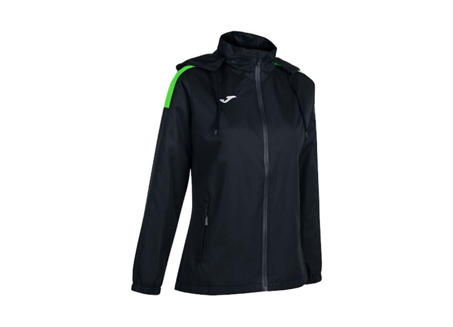 Joma Chubasquero Joma Trivor Mujer Negro Verde Fluor