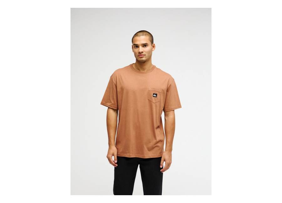 Quiksilver – Salt Water Pocket – Camiseta de manga corta Marrón hombre