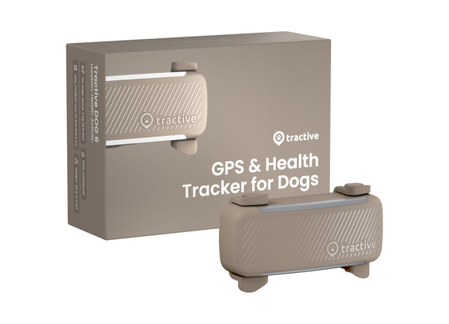 Tractive GPS Dog 6 Marrón Rastreador para perro