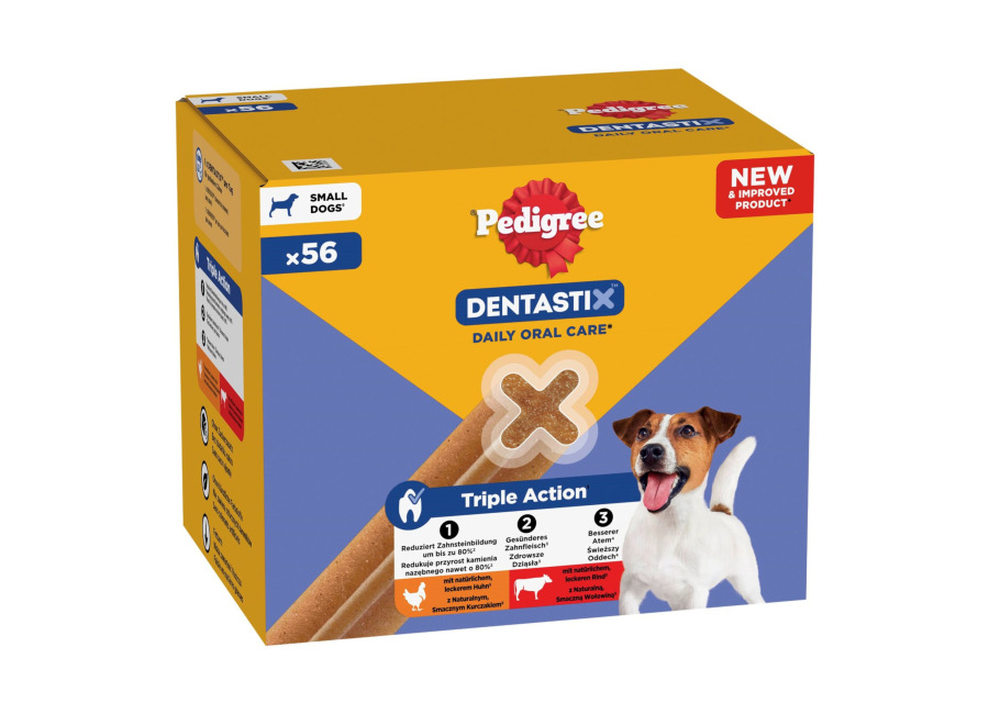 Pedigree Dentastix / Dentastix Fresh 168 uds. – Pack Ahorro – Dentastix para perros pequeño